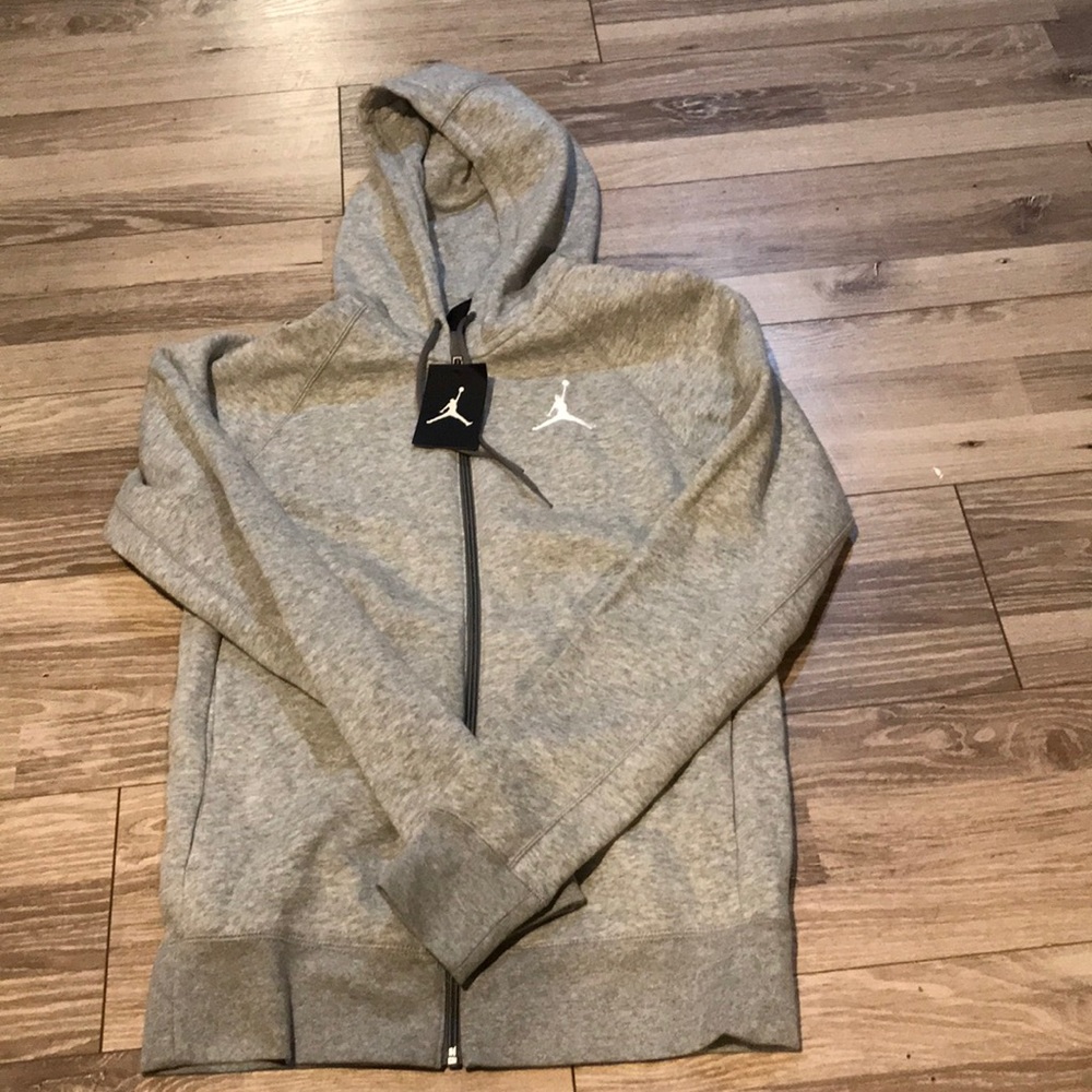 Nike Air Jordan Men's FLIGHT FLEECE ZIP UP HOODIE